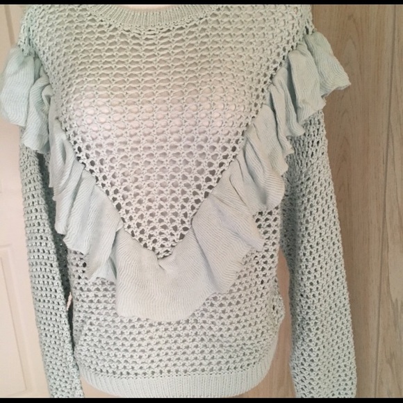 Mint knit sweater - Picture 6 of 11